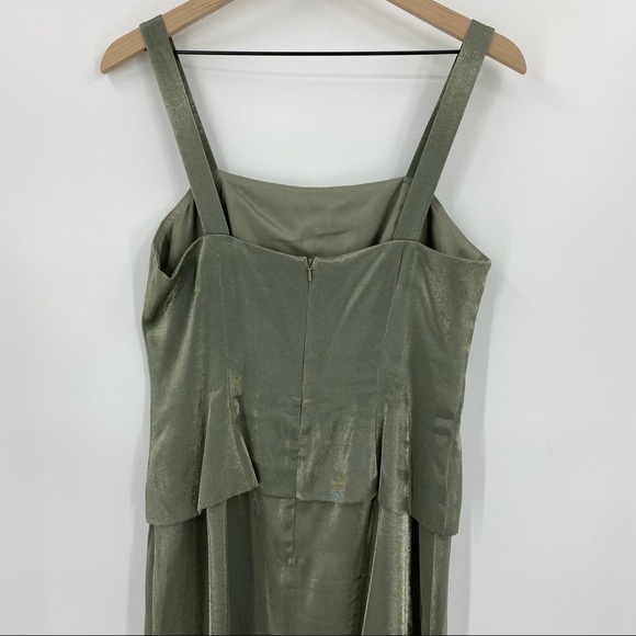 Alex Evenings Beaded Midi Dress Jacket Set Green Size 10 - Picture 13 of 16